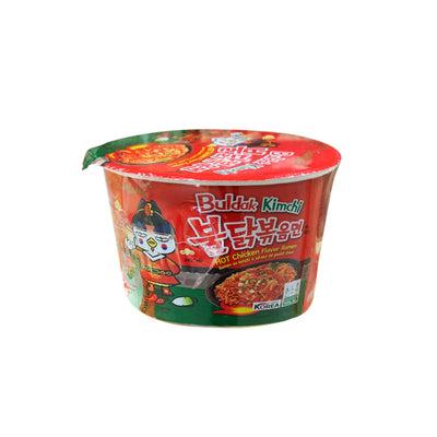 Samyang Buldak Hot Chicken Kimchi Ramen Bowl 105 g (16 pack) Exotic Snacks Wholesale Montreal Quebec Canada