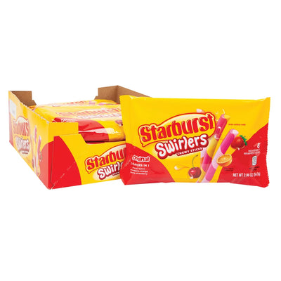 Starburst Swirlers Chewy Sticks 84 g (10 Pack) Exotic Candy Wholesale Montreal Quebec Canada