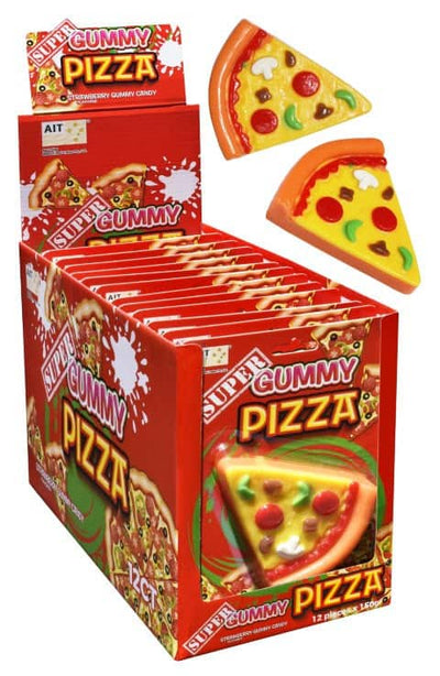 Albert's Super Gummy Pizza 150 g (12 Pack) Exotic Candy Wholesale Montreal Quebec Canada