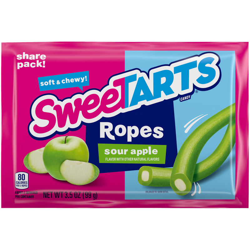 SweeTarts Ropes Sour Apple 99 g (12 Pack) Exotic Candy Wholesale Montreal Quebec Canada