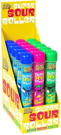 Too Tarts Sour Super Roller Candy 105 g (15 Pack) Exotic Candy Wholesale Montreal Quebec Canada