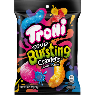 Trolli Sour Bursting Crawlers 120 g (12 Pack) Exotic Candy Wholesale Montreal Quebec Canada