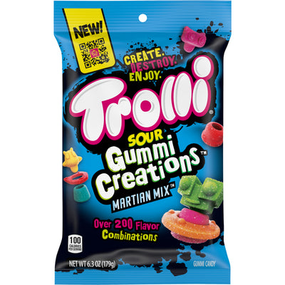 Trolli Sour Gummi Creations Martian Mix 179 g (8 Pack) Exotic Candy Wholesale Montreal Quebec Canada
