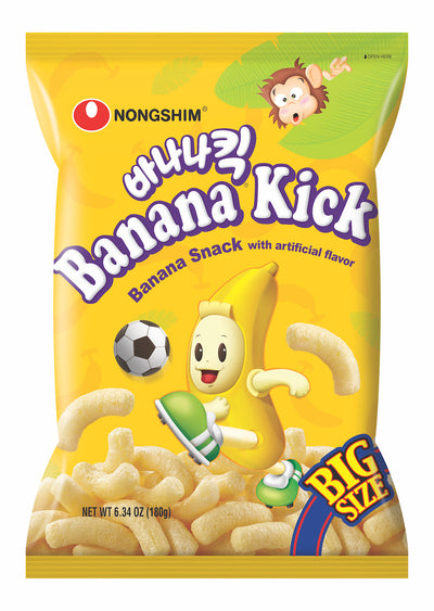 Nongshim Banana Kick 45 g (12 Pack) Exotic Snacks Wholesale Montreal Quebec Canada