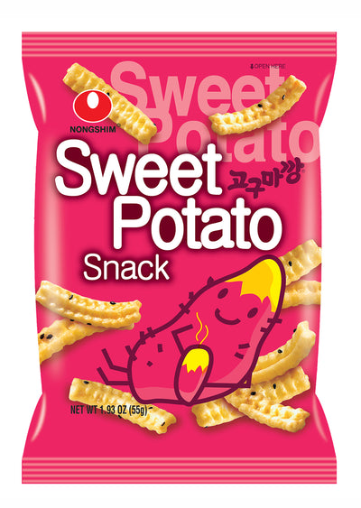 Nongshim Sweet Potato Snack 55 g (20 Pack) Exotic Snacks Wholesale Montreal Quebec Canada