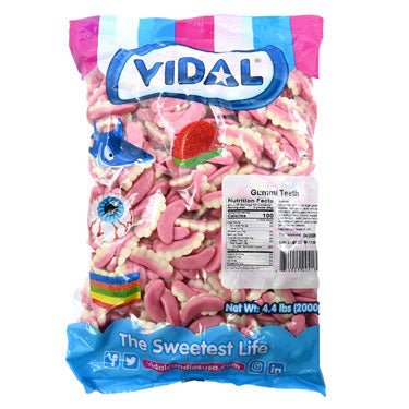 Vidal Bulk Gummi Teeth 2 kg Exotic BULK Candy Wholesale Distribution Montreal Quebec Canada