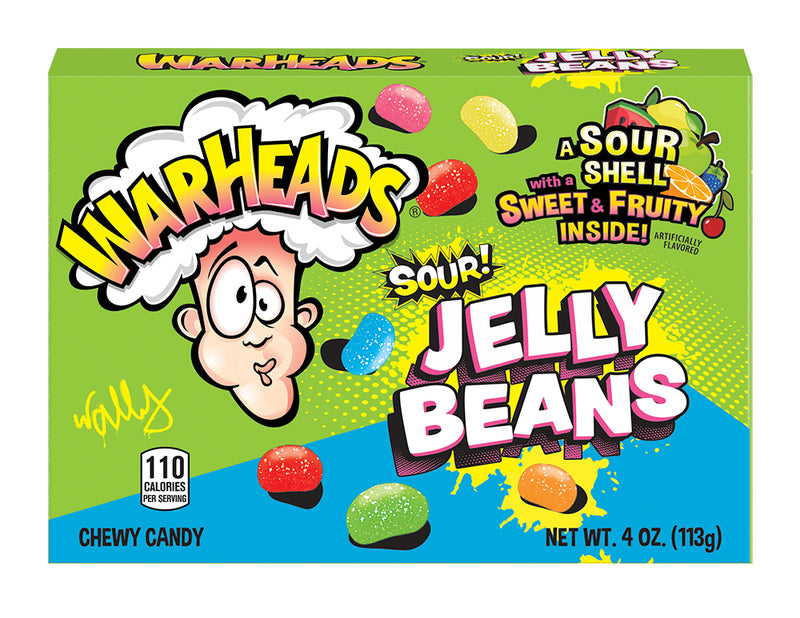 Warheads Sour Jelly Beans 113 g (12 Pack) Exotic Candy Wholesale Montreal Quebec Canada