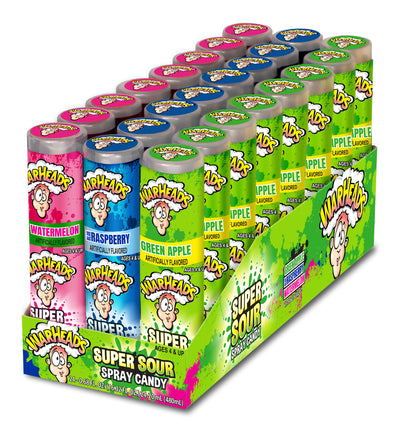 Warheads Super Sour Sprays 20 mL (24 Pack) Exotic Candy Wholesale Montreal Quebec Canada