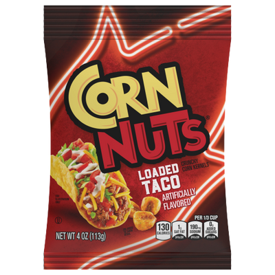 Corn Nuts Loaded Taco 113 g (12 Pack) Exotic Snacks Wholesale Montreal Quebec Canada