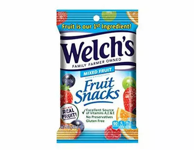 Welch's Fruit Snacks Mixed Fruits 142 g (12 Pack) Exotic Candy Wholesale Montreal Quebec Canada