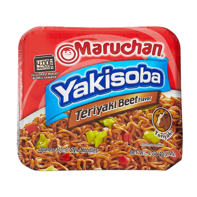 Maruchan Yakisoba Teriyaki Beef 113.4 g (8 Pack) Exotic Snacks Wholesale Montreal Quebec Canada