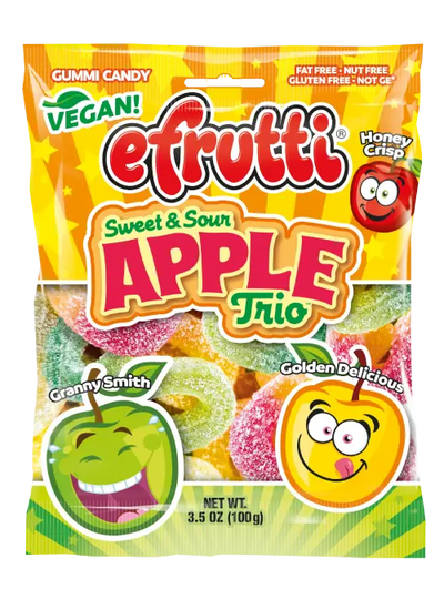 eFrutti Apple Trio 100 g (12 Pack) Exotic Candy Wholesale Montreal Quebec Canada