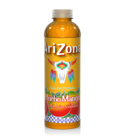 Arizona Mucho Mango 591 mL (24 Pack) Exotic Drinks Wholesale Montreal Quebec Canada