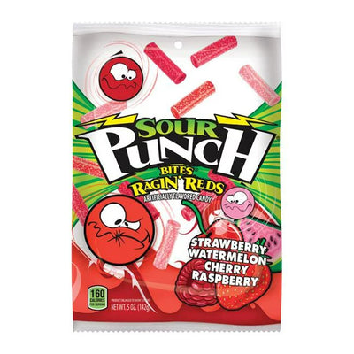 Sour Punch Bites Ragin' Reds 142 g (12 Pack) Exotic Candy Wholesale Montreal Quebec Canada