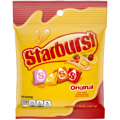 Starburst Original 204.1 g (12 Pack) Exotic Candy Wholesale Montreal Quebec Canada