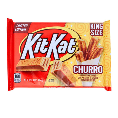 Kit Kat Churro KING Size Candy Bar 85 g (24 Pack) Exotic Snacks Wholesale Montreal Quebec Canada