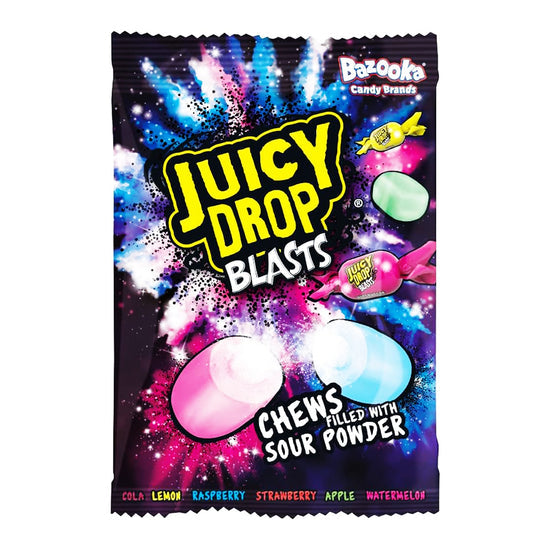 Bazooka Juicy Drop Blasts 120 g (12 Pack) Exotic Candy Wholesale Montreal Quebec Canada