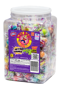 Cry Baby Nitro Sours Gumballs 200-Piece 1.48 kg Exotic Candy Wholesale Montreal Quebec Canada