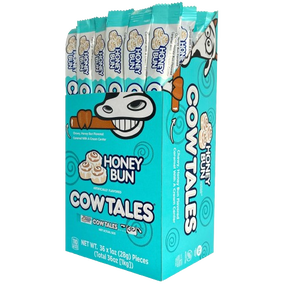 Cow Tales Honey Bun 28 g (36 Pack) Exotic Candy Wholesale Montreal Quebec Canada