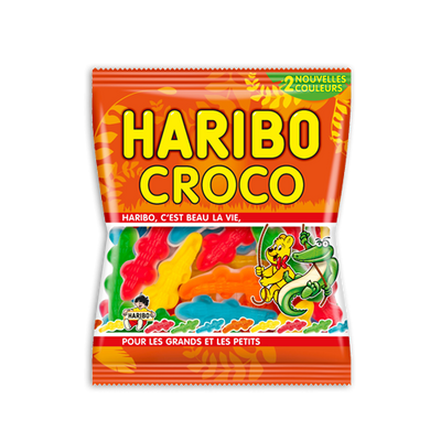 Haribo Croco 120 g (30 Pack) Exotic Candy Wholesale Montreal Quebec Canada