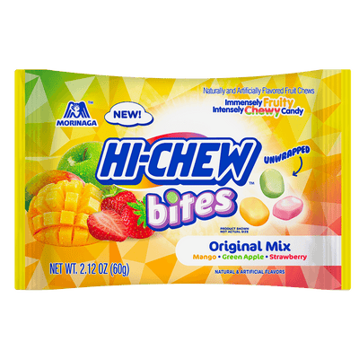 Hi-Chew Bites Original Mix 60 g (12 Pack) Exotic Candy Wholesale Montreal Quebec Canada