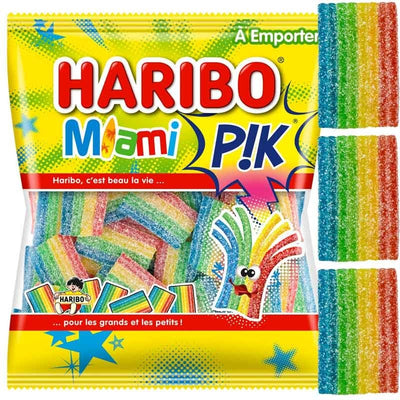 Haribo Miami P!K 120 g (30 Pack) Exotic Candy Wholesale Montreal Quebec Canada