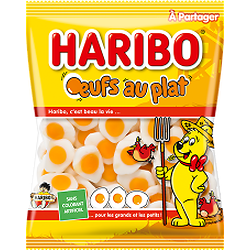 Haribo Oeufs au Plat 120 g (30 Pack) Exotic Candy Wholesale Montreal Quebec Canada