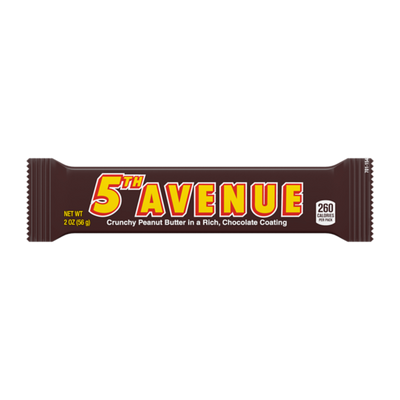 5TH AVENUE Candy Bar 56 g (18 Pack) Exotic Snacks Wholesale Montreal Quebec Canada