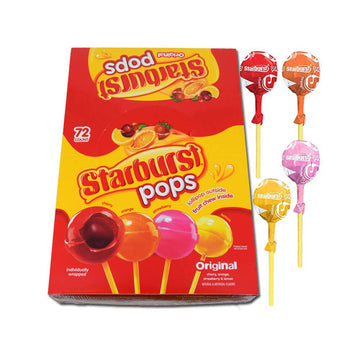 Spangler Starburst Pops 17 g (72 Pack) Exotic Candy Wholesale Montreal Quebec Canada