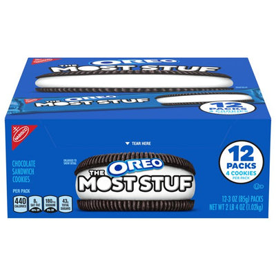 Oreo The Most Stuf 85 g (12 Pack) Exotic Snacks Wholesale Montreal Quebec Canada
