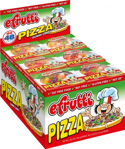 eFrutti Gummi Pizza 15.5 g (48 Pack) Exotic Candy Wholesale Montreal Quebec Canada