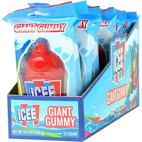 Icee Giant Gummy Candy 60 G 12 Pack Exotics Wholesale 2556