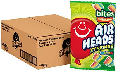 Airheads Xtremes Sourful Rainbow Berry 170 g (12 Pack) Exotic Candy Wholesale Montreal Quebec Canada
