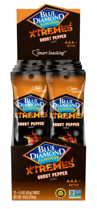 Blue Diamond XTREMES Ghost Pepper 43 g (12 Pack) Exotic Snacks Wholesale Montreal Quebec Canada
