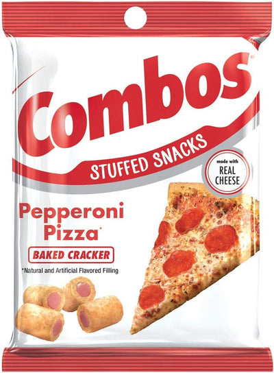 Combos Pepperoni Pizza Baked Pretzel 178.6 g (12 Pack) Exotic Snacks Wholesale Montreal Quebec Canada