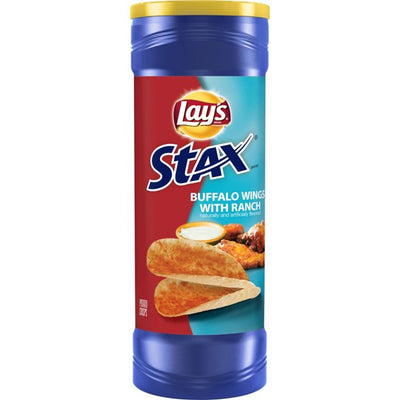 Lay's STAX Buffalo Wings with Ranch 156 g (11 Pack) Exotic Snacks Wholesale Montreal Quebec Canada