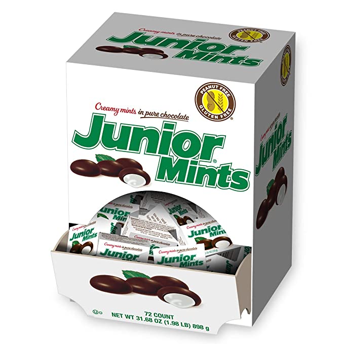 Tootsie Roll Junior Mints Mini Packs 10 g (72 Pack)