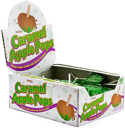 Tootsie Caramel Apple Pop Box 18 g (48 Pack) Exotic Candy Wholesale Montreal Quebec Canada