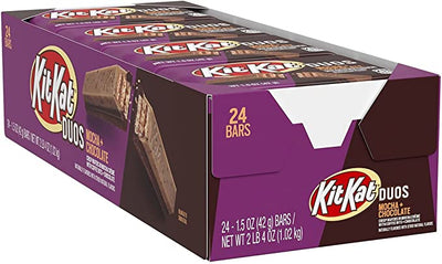 Kit Kat Duos Mocha Bar 42 g (24 Pack) Imported Exotic Snacks Wholesale Montreal QUebec Canada