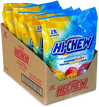 Hi-Chew Tropical Mix 100 g (6 Pack) Imported Exotic Candy Wholesale MOntreal Quebec Canada