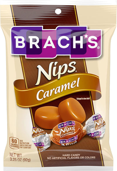Brach's Nips Caramel Candy 92 g (12 Pack) Exotic Candy Wholesale Montreal Quebec Canada