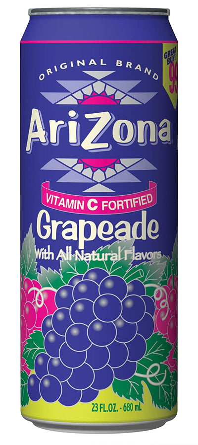 Arizona Tea Grapeade 695 mL (24 Pack) Exotic Drinks Wholesale Montreal Quebec Canada