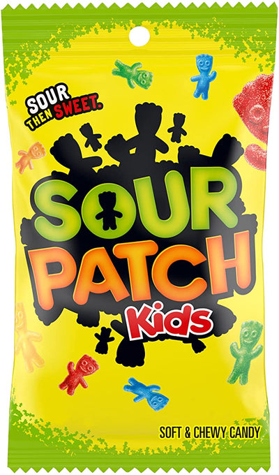 Sour Patch Kids Peg Bag 226 g (12 Pack) Exotic Candy Wholesale Montreal Quebec Canada