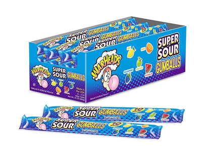 Warheads Super Sour 10-Gumball Tubes 56 g Imported Exotic Wholesale Candy Montreal Quebec Canada