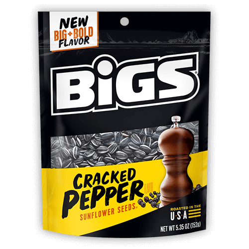 BIGS Cracked Pepper Sunflower Seeds 152 g Imported Exotic Snacks Wholesale Montreal Quebec Canada