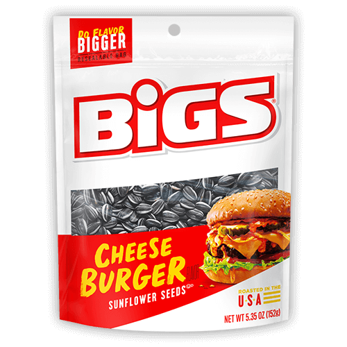 BIGS Cheeseburger Sunflower Seeds 152 g (12 Pack) Exotic Snacks Wholesale Montreal Quebec Canada