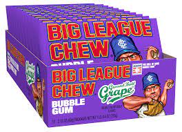 Big League Chew Grape 60 g (12 Pack) Exotic Candy Wholesale Montreal Quebec Canada