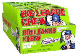 Big League Chew Sour Apple 60 g (12 Pack) Exotic Candy Wholesale Montreal Quebec Canada