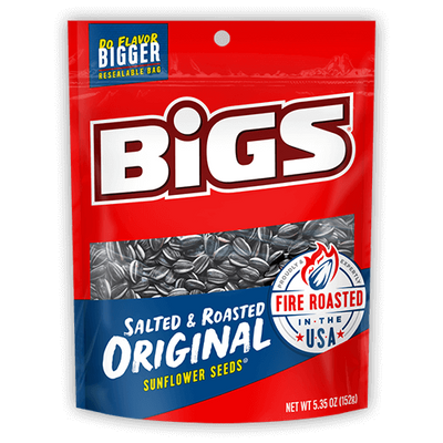 BIGS Original Salted & Roasted Sunflower Seeds 152 g Imported Exotic Snack Wholesale Montreal Quebec Canada