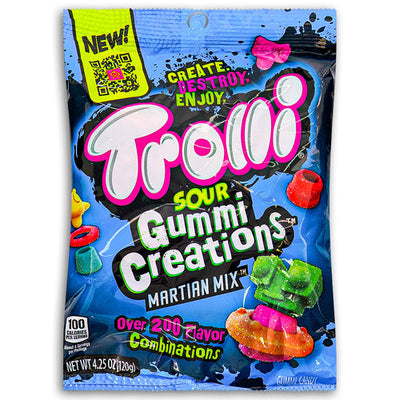 Trolli Sour Gummi Creations Martian Mix 120 g (12 Pack) Exotic Candy Wholesale Montreal Quebec Canada